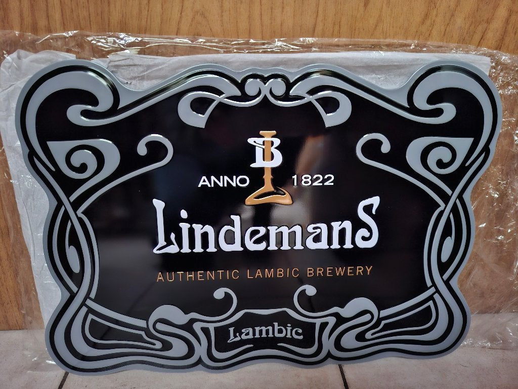 Reclamebord Lindemans, Ophalen of Verzenden, Nieuw, Reclamebord, Plaat of Schild, Overige merken