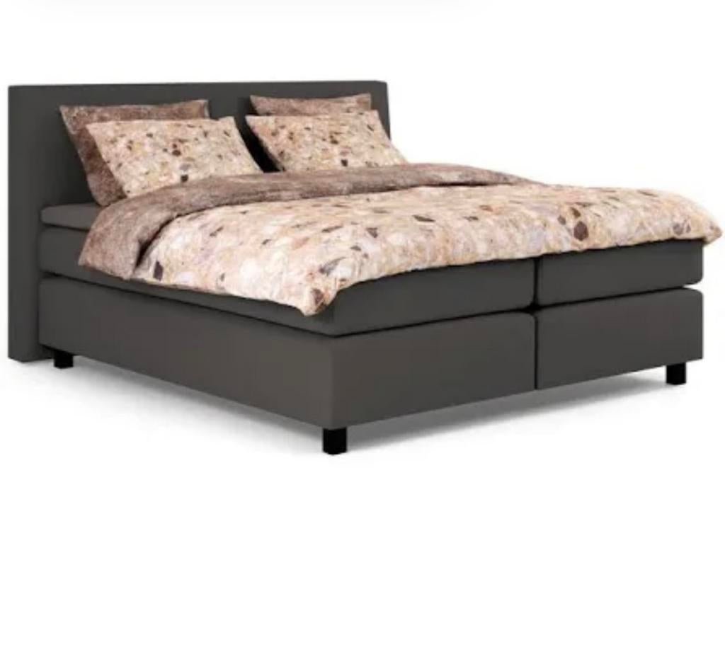 Boxspring Tweepersoons Bed Kårlsson Vildår 180x210cm +topper, Ophalen, 210 cm, Tweepersoons, Zo goed als nieuw