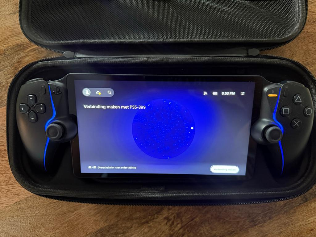 PlayStation Portal in goede staat + hoes, Spelcomputers en Games, Spelcomputers | Sony PlayStation 5, Ophalen, Zo goed als nieuw