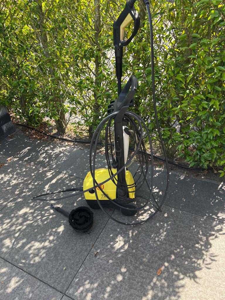 Topcraft hogedrukreiniger met accessoires, Tuin en Terras, Hogedrukreinigers, Ophalen, Gebruikt, Elektrisch