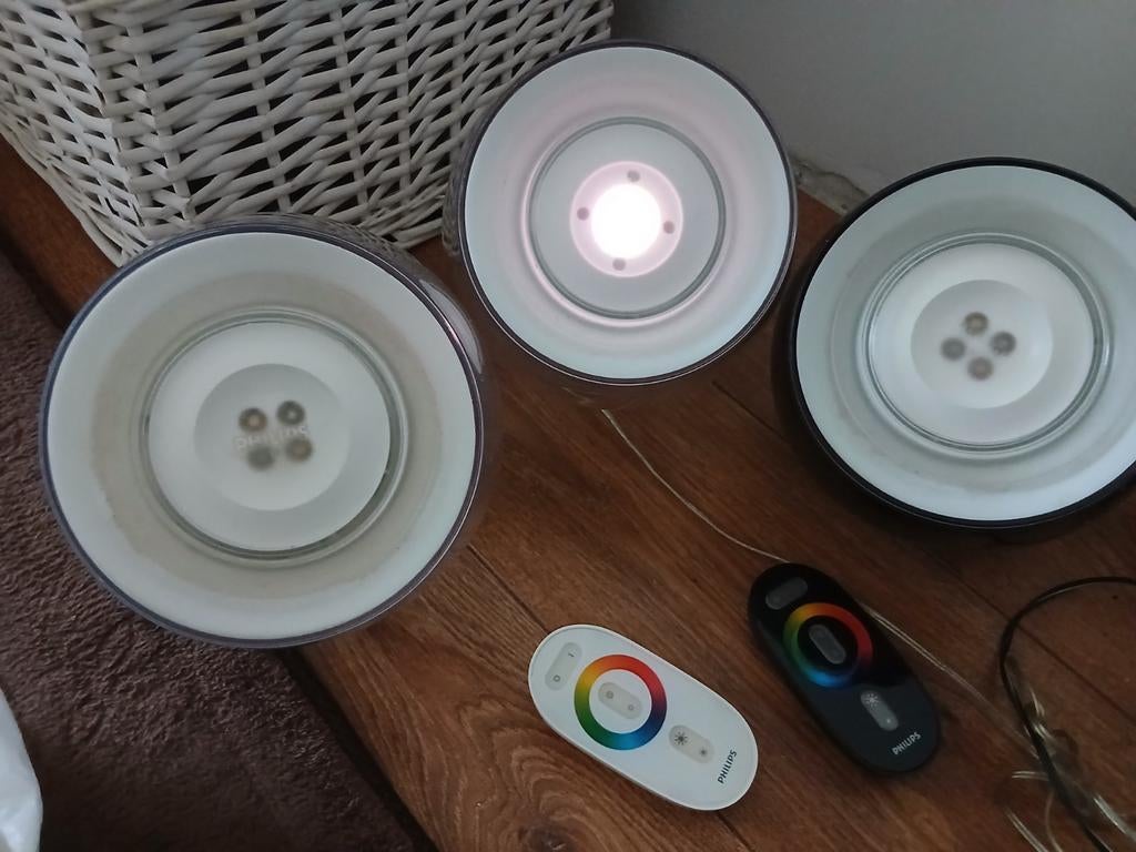 Philips living coleur lampen defect, Ophalen of Verzenden, Gebruikt, Metaal of Aluminium