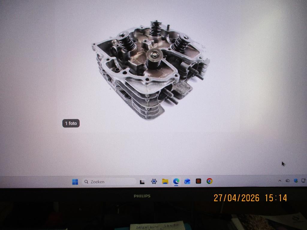 Gevraagd :Honda XBR 500 Cilinderkop +ond ? ?, Motoren, Ophalen, Gebruikt