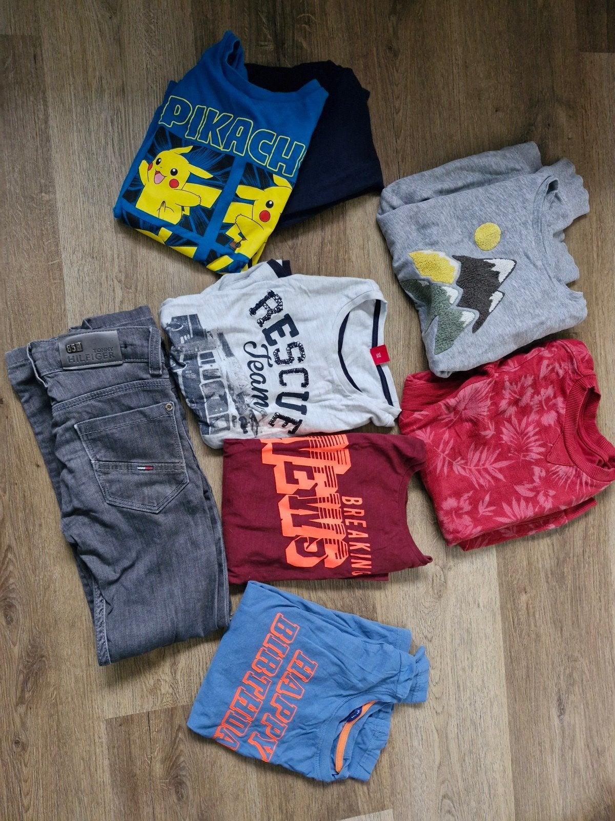 Jongens kleding set maat 134 met Pokémon pyjama, Ophalen of Verzenden, Zo goed als nieuw, Maat 134