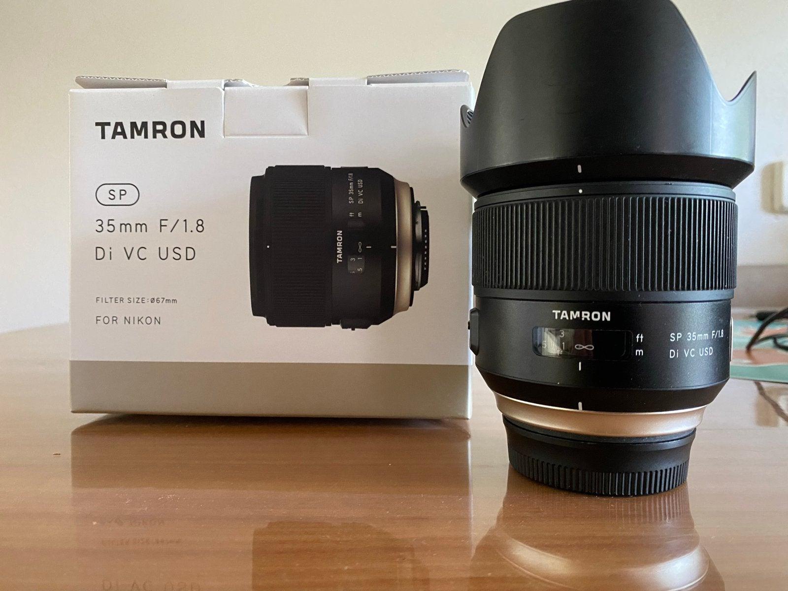 Tamron SP 35mm F/1.8 Di VC USD lens voor Nikon, Audio, Tv en Foto, Fotografie | Lenzen en Objectieven, Autofocus, Ophalen of Verzenden