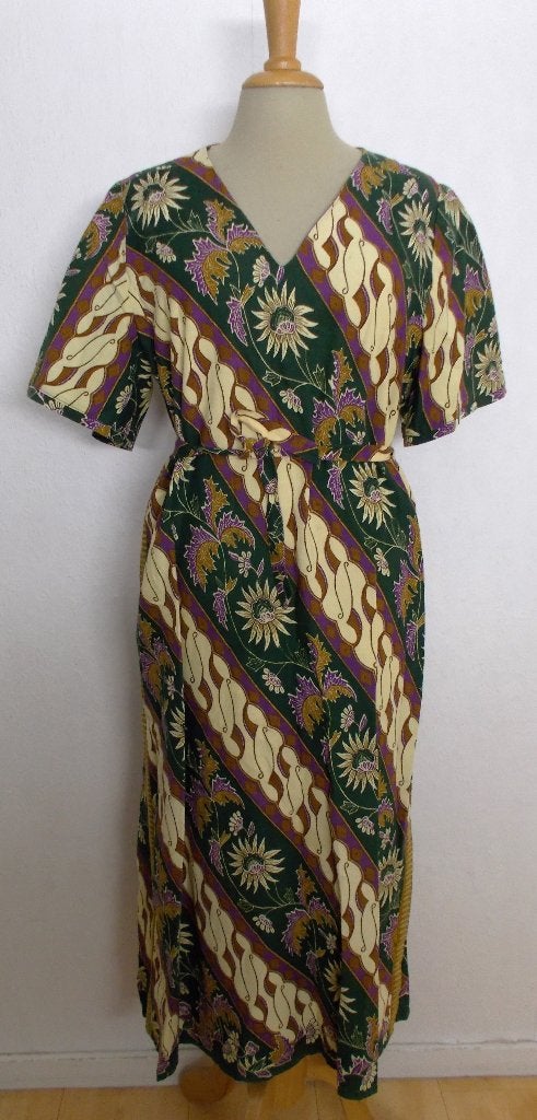India/etnisch/folklore 100% katoenen maxi print jurk! M/L, Kleding | Dames, Jurken, Maat 38/40 (M), Overige kleuren, Verzenden