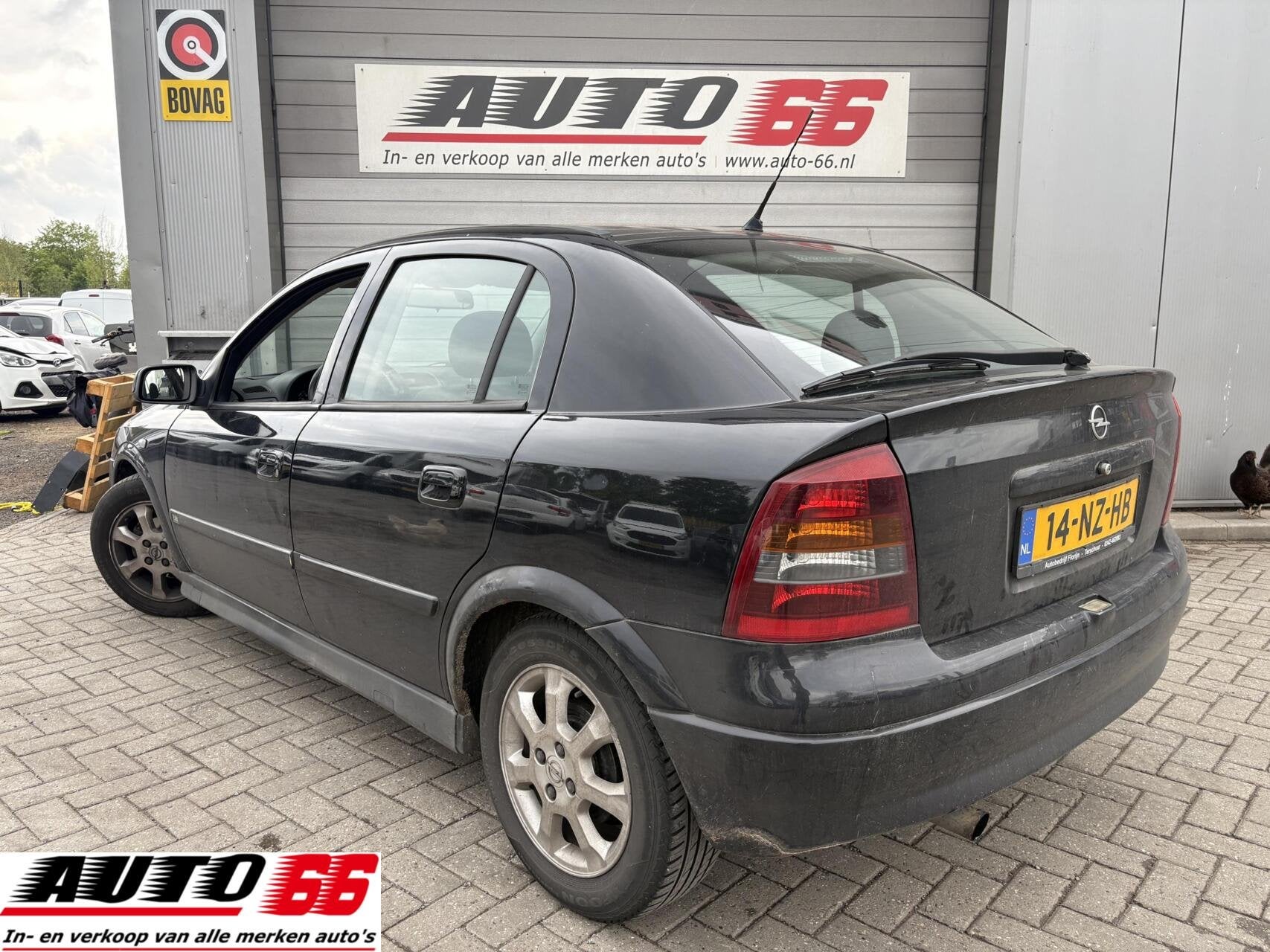 Opel Astra 1.6-16V Njoy AIRCO 06-2027, Auto's, Voorwielaandrijving, Gebruikt, Zwart, 4 cilinders