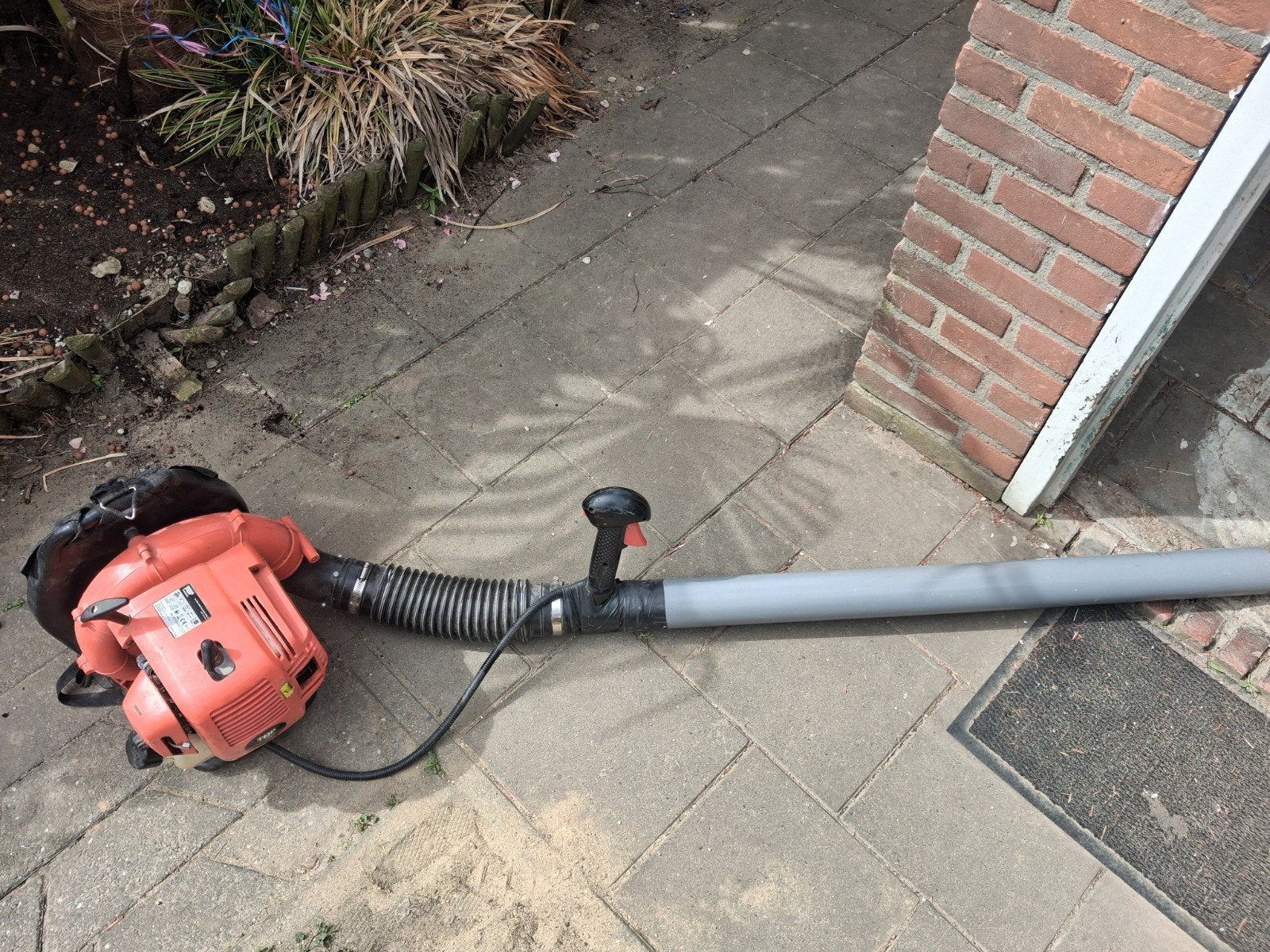 Bladblazer, Ophalen, Gebruikt, Benzine