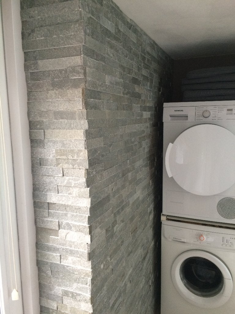 muurbekleding steenstrips stonepanels greywood natuursteen, Tuin en Terras, Keramiek, Nieuw, Ophalen of Verzenden, 10 m² of meer