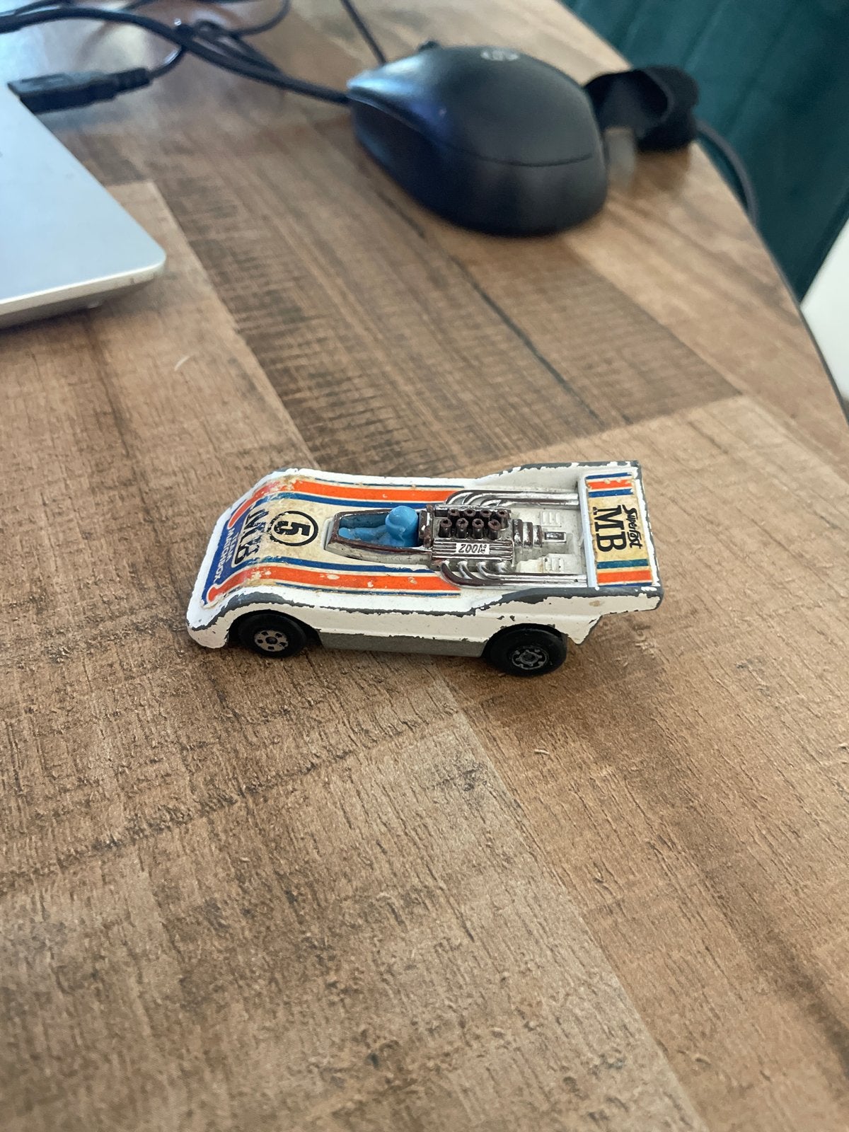Vintage Matchbox Superfast MB-46 Stunt Trailer 1974, Ophalen of Verzenden, Gebruikt