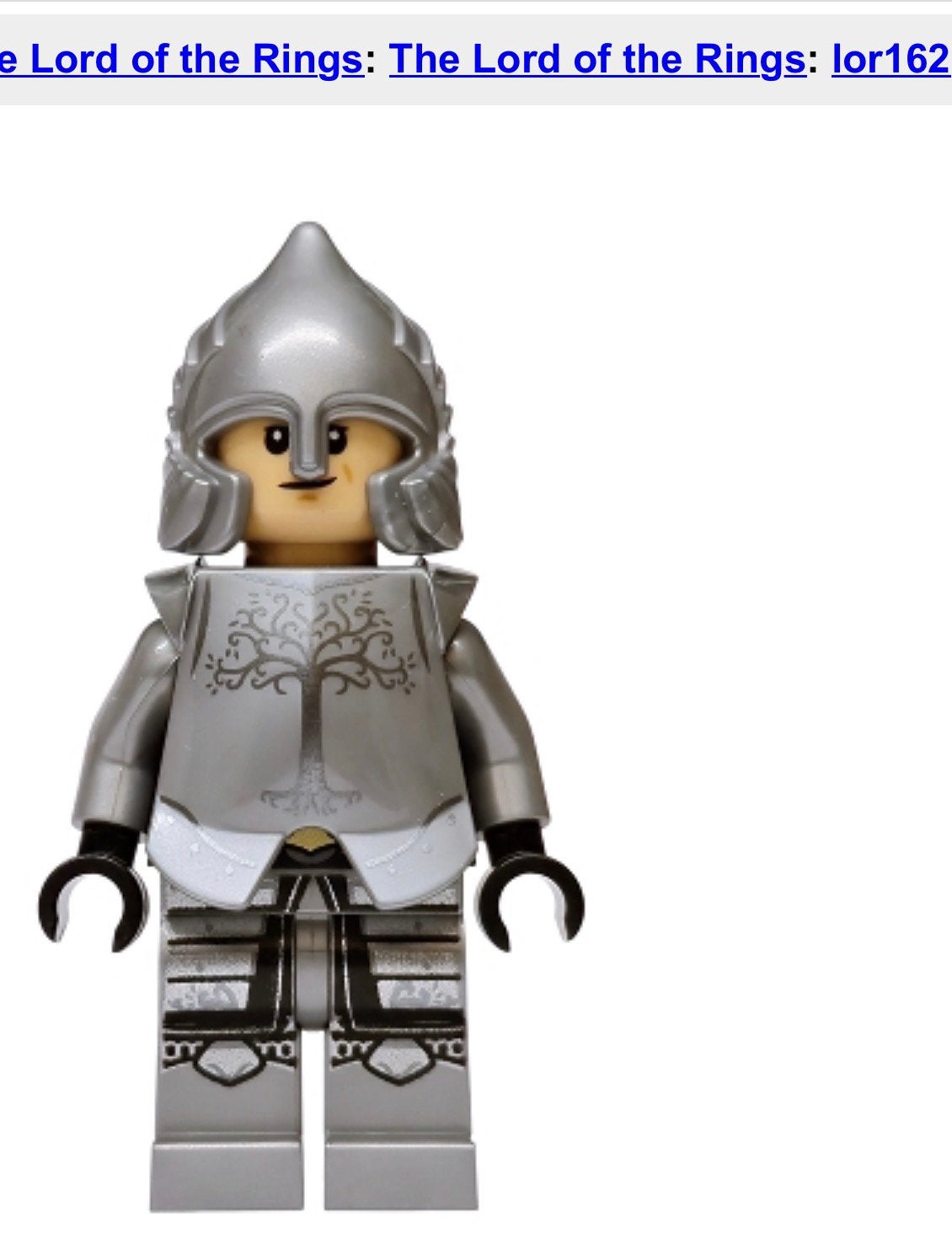 Lego LOTR Soldier of Gondor lor162 Minas Tirith 11377 NIEUW, Compleet, Lego, Nieuw, Ophalen of Verzenden