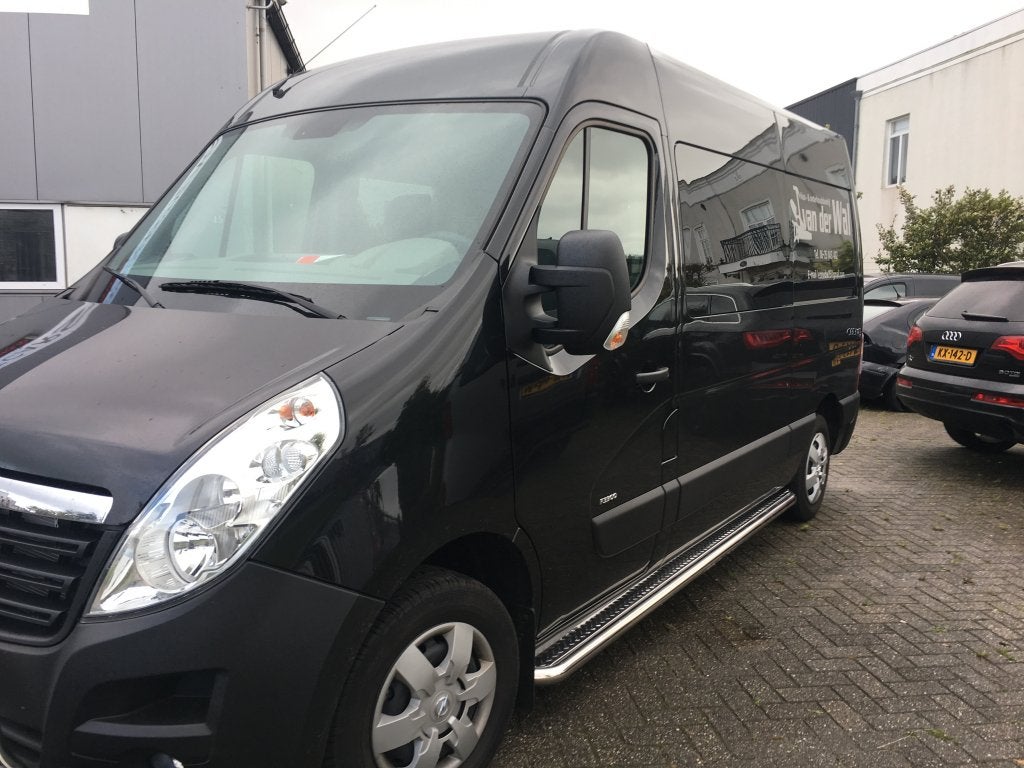 Opel Movano B Sidebars met rvs plaat, Niet ingevuld, Niet ingevuld, Niet ingevuld