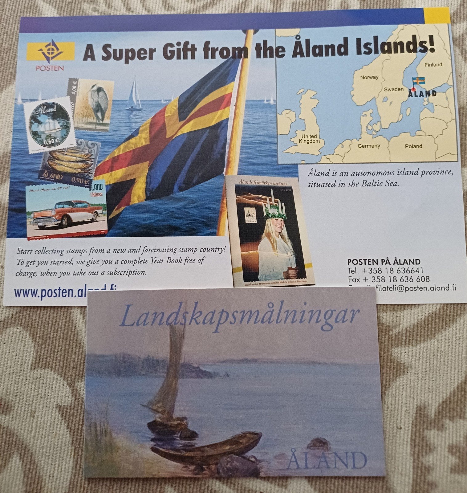 ALAND boekje + tekst, Ophalen of Verzenden, Overige thema's