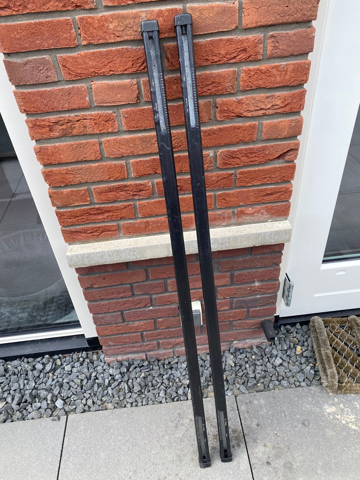 Thule squarebar 120 cm 2x, Ophalen, Gebruikt