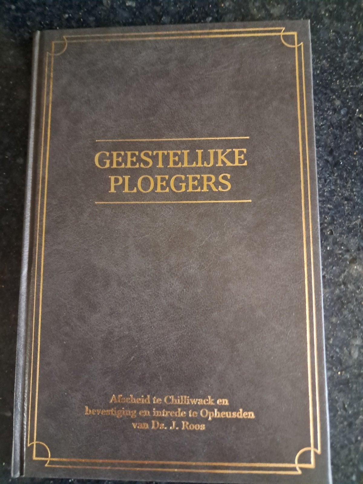 Geestelijke Ploegers - Ds. J. Roos - Intredepredikatie, Ophalen of Verzenden, Zo goed als nieuw
