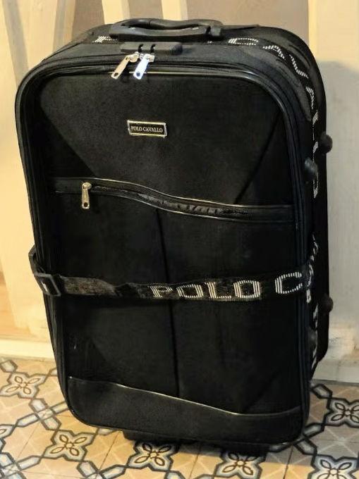 Koffer / trolley, Overige materialen, Minder dan 50 cm, Zo goed als nieuw, Wieltjes