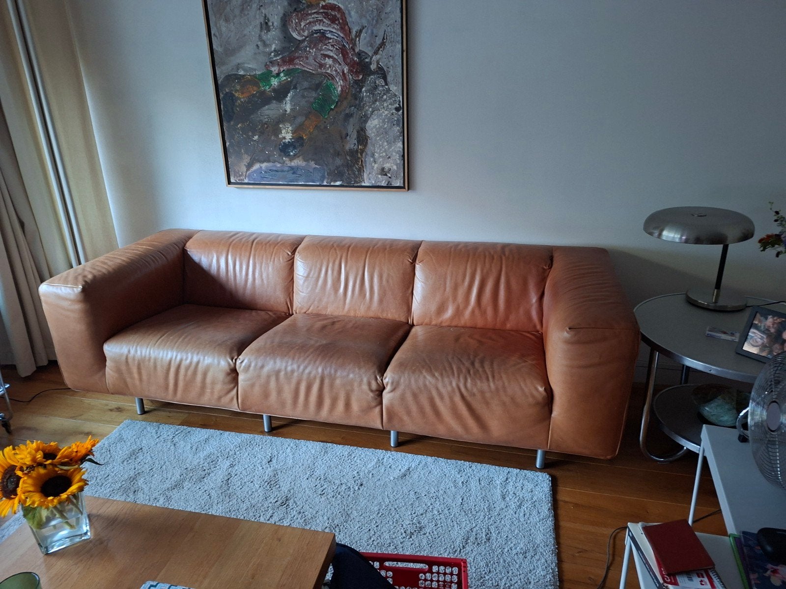 Bank Gerard van den Berg, Huis en Inrichting, Ophalen, Gebruikt, Leer