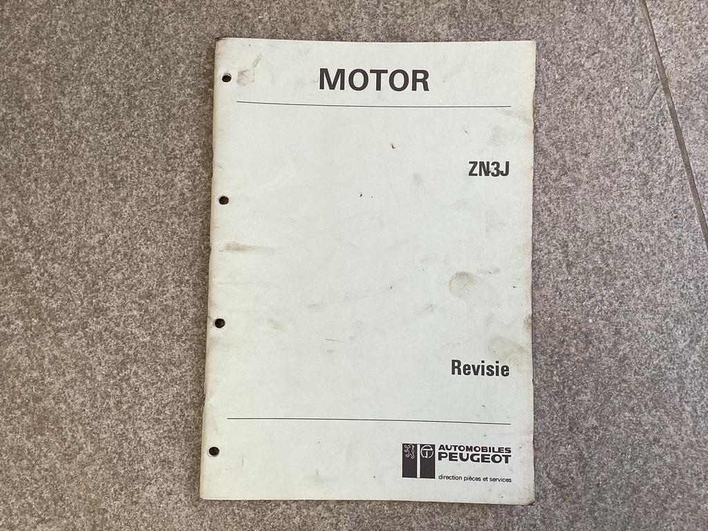 Peugeot werkplaatshandboek ZN3J motor revisie, Ophalen of Verzenden