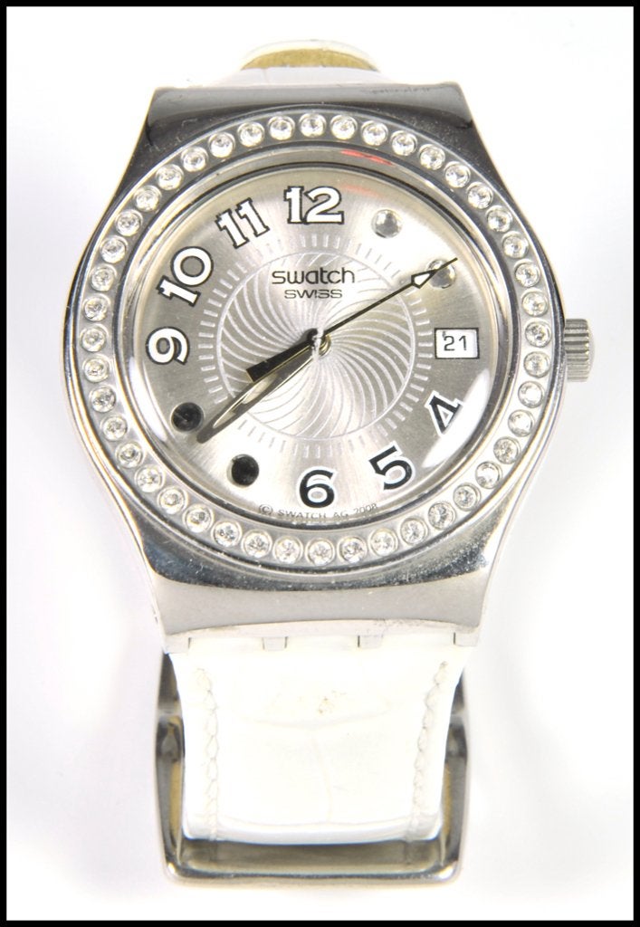 Swatch Irony James Bond 007 Villains Wint & Kidd YLS434, Ophalen of Verzenden, Zo goed als nieuw, Film, Gebruiksvoorwerp