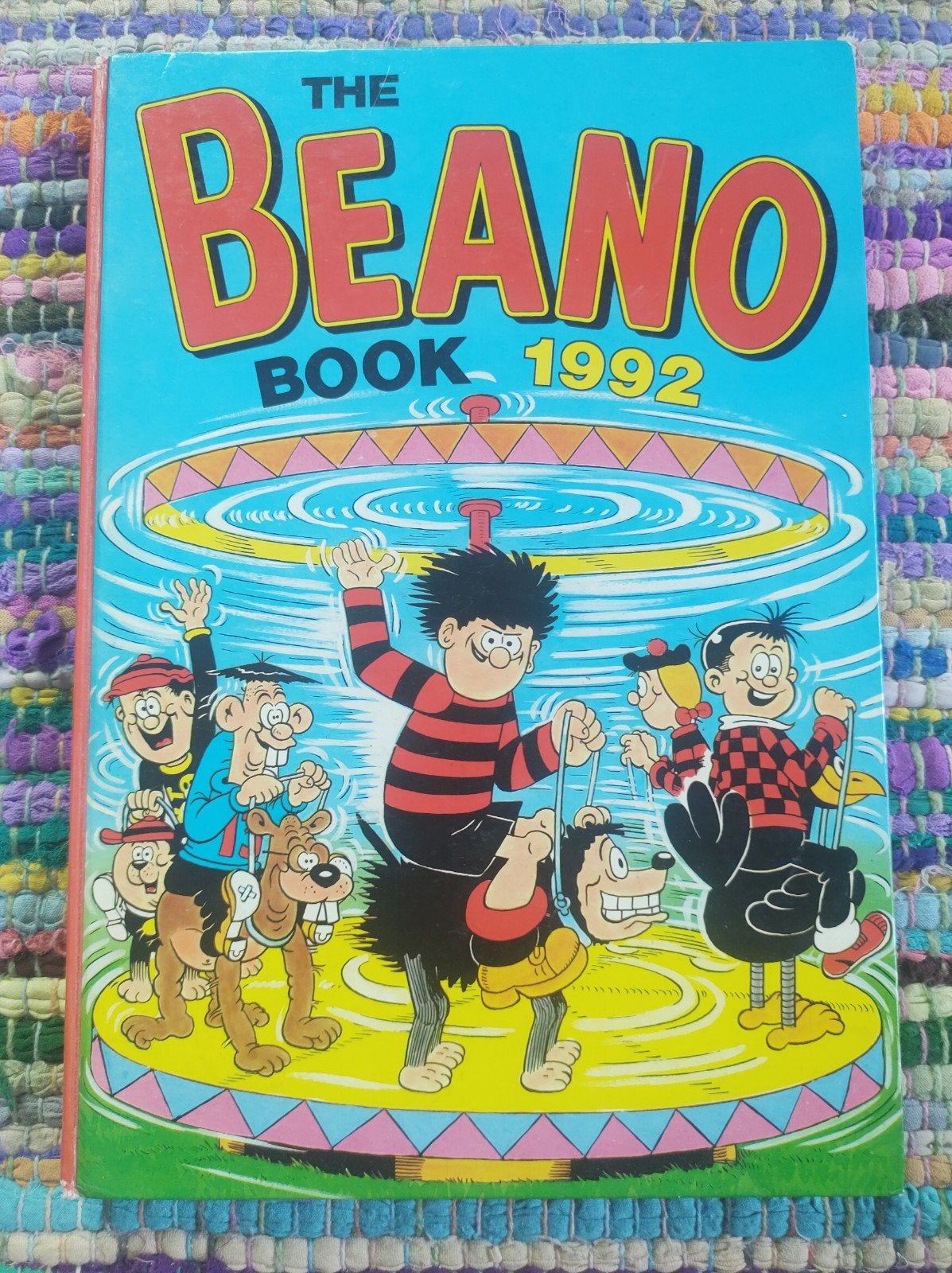 The Beano Book 1992 - Vintage Stripboek, Boeken, Stripboeken, Ophalen of Verzenden, Gelezen