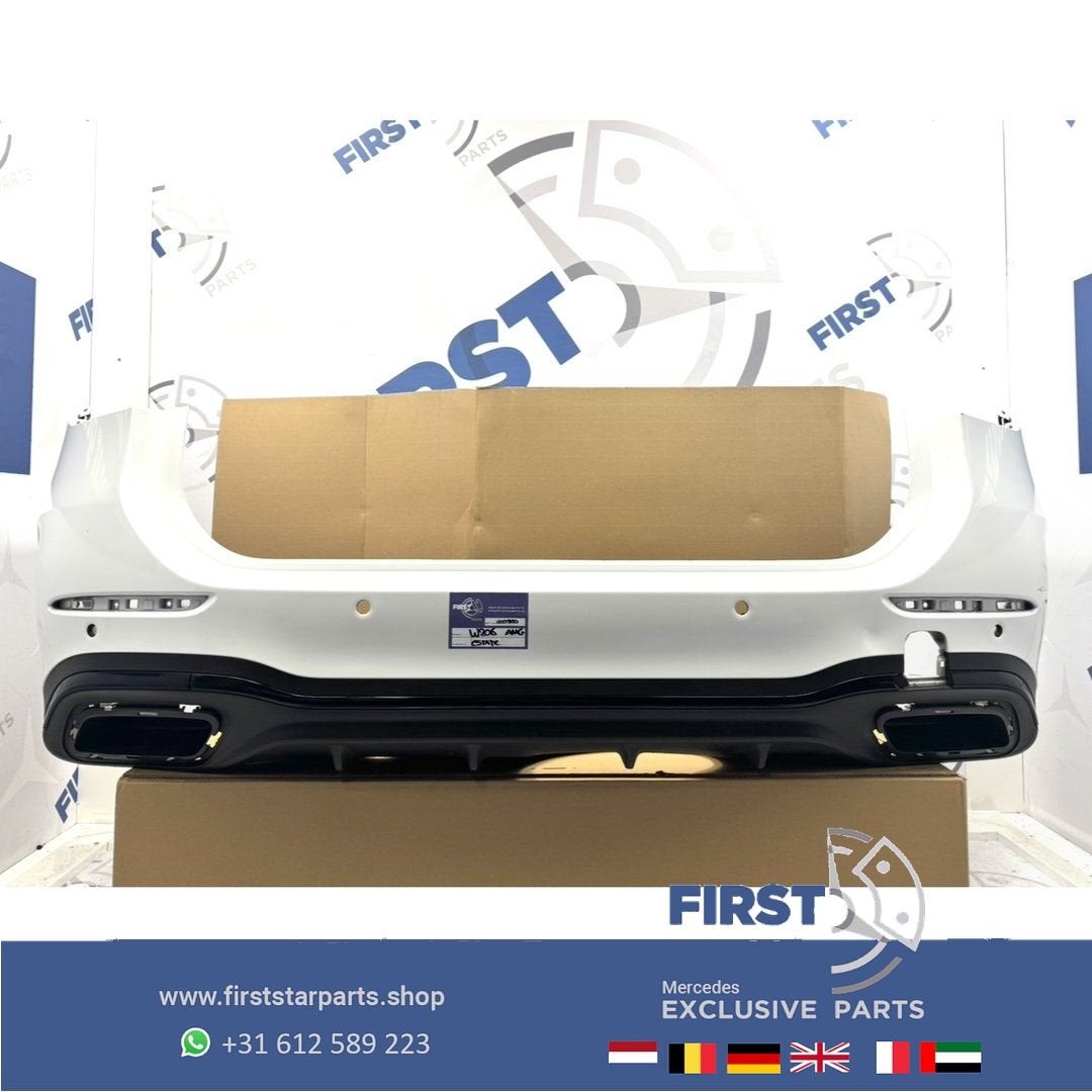 W206 ESTATE AMG BUMPER + DIFFUSER A2068850703 ACHTERBUMPER S, Gebruikt, -, Ophalen of Verzenden, Achter
