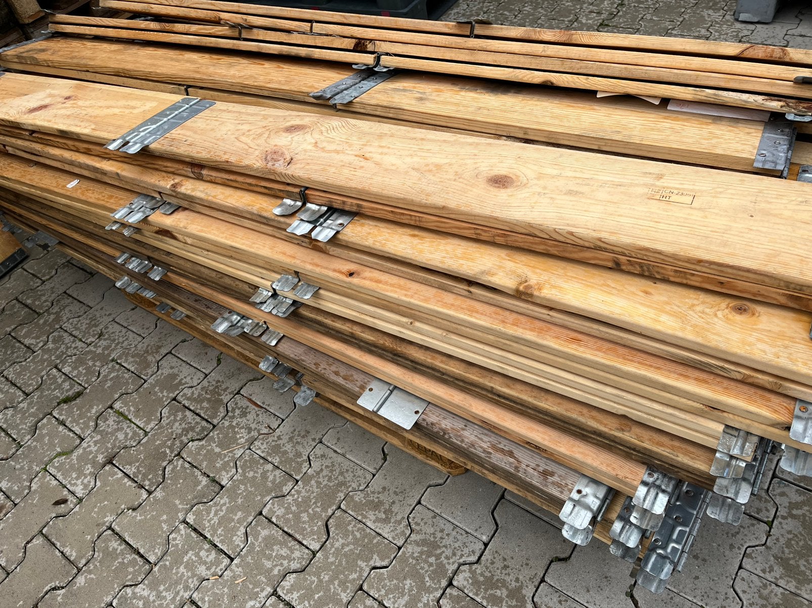 Te koop partij palletranden 80x120 moestuin bak europallet, Ophalen, Minder dan 30 cm, Zo goed als nieuw, Rechthoekig