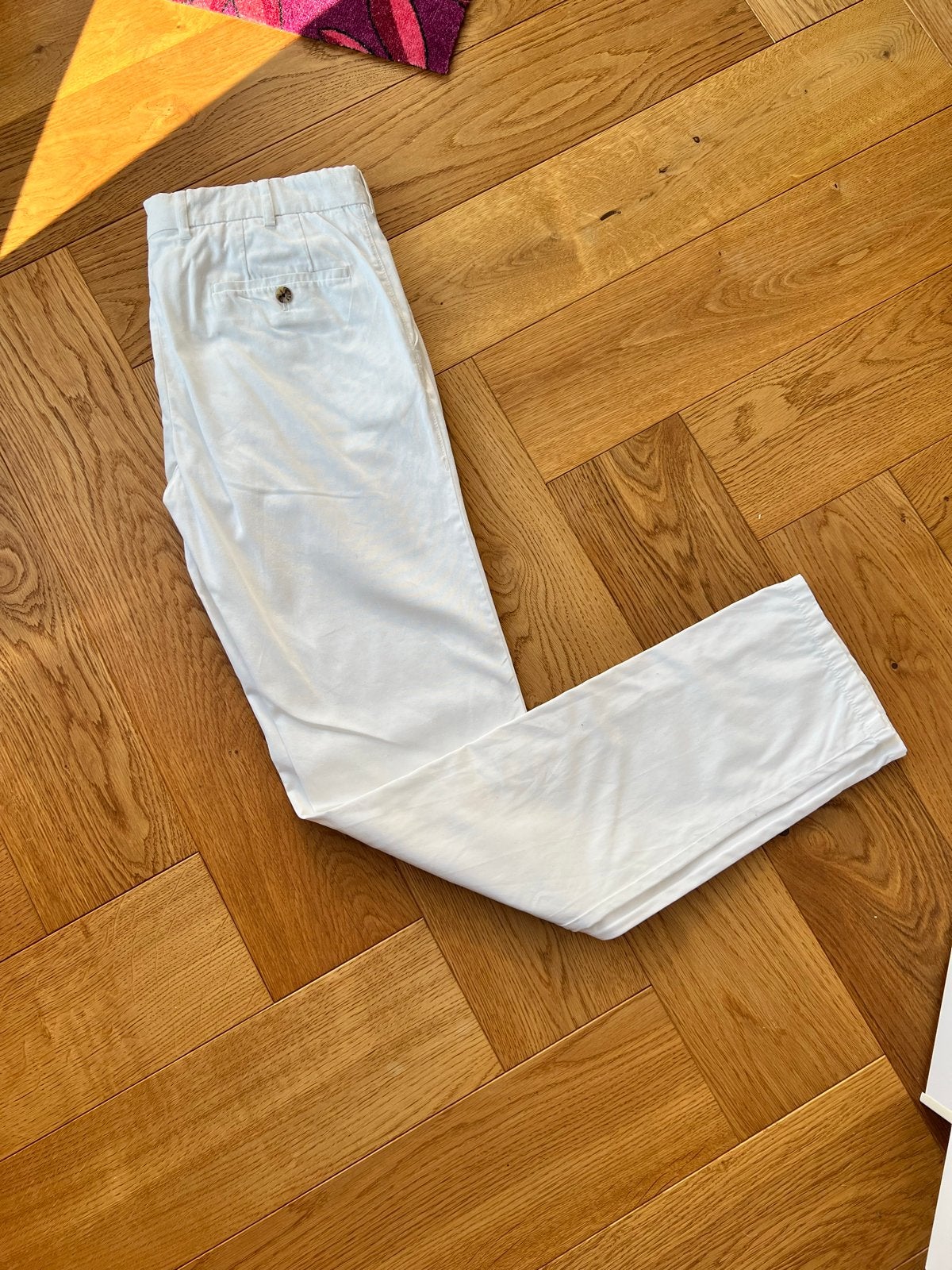 Suit Supply pantalon wit - Maat 46, Kleding | Heren, Broeken en Pantalons, Ophalen of Verzenden, Gedragen, Maat 46 (S) of kleiner