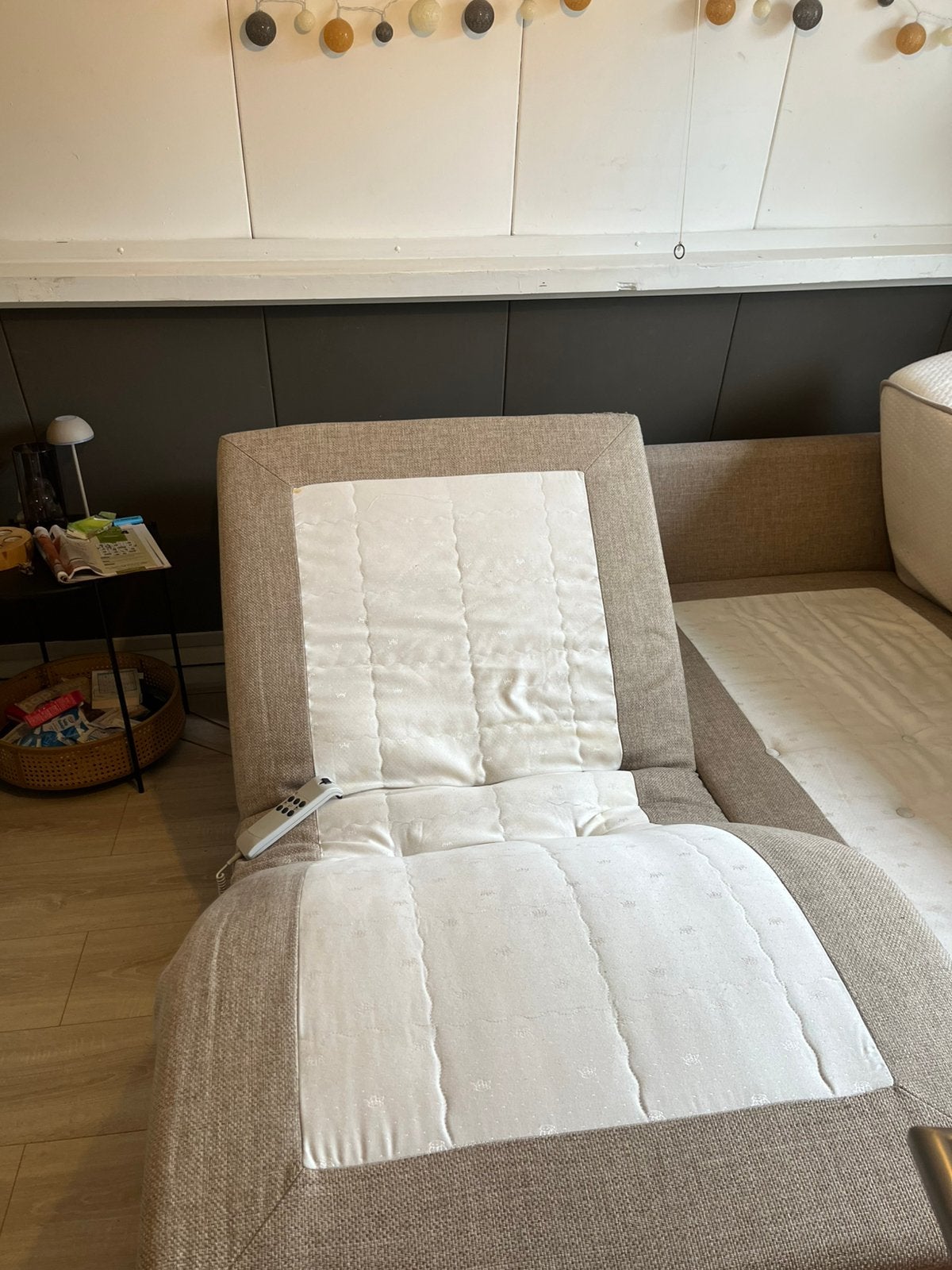 Auping verstelbaar bed 2x1.80, Ophalen, Gebruikt, Tweepersoons, Modern