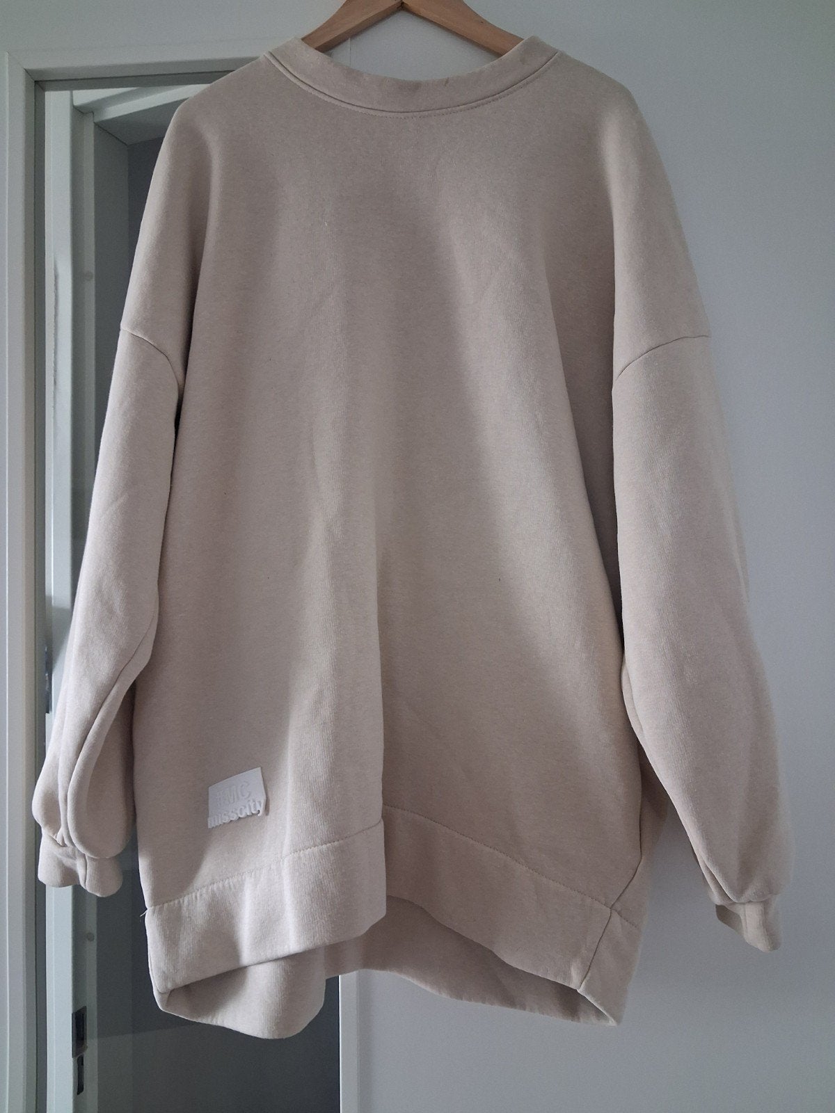 Trui oversized sand beige maat XL, Miss city, Beige, Maat 46/48 (XL) of groter, Ophalen of Verzenden