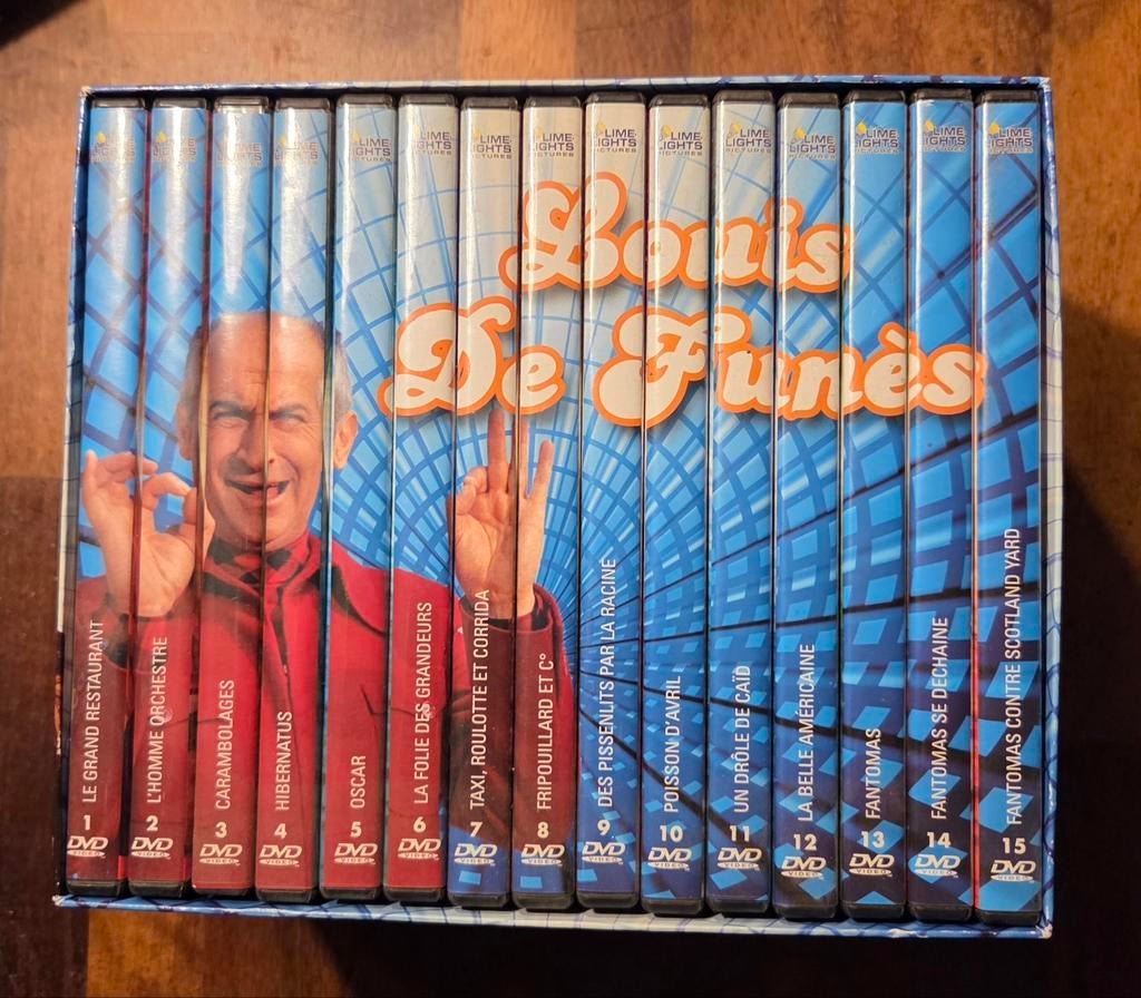 Louis de Funès  - 15-DVD Boxset, Alle leeftijden, Ophalen of Verzenden, Zo goed als nieuw, Boxset