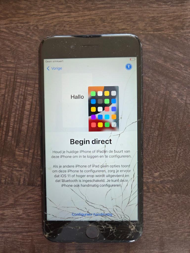 Apple iPhone 7 Plus zwart – werkt – scherm gebarsten, Telecommunicatie, Mobiele telefoons | Apple iPhone, Ophalen, Gebruikt, Zwart