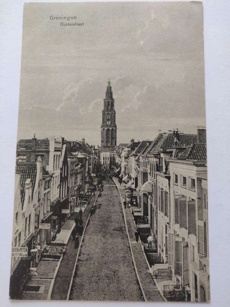 X1618 Groningen 1916 naar Schoten, Ophalen of Verzenden, Voor 1920, Noord-Holland