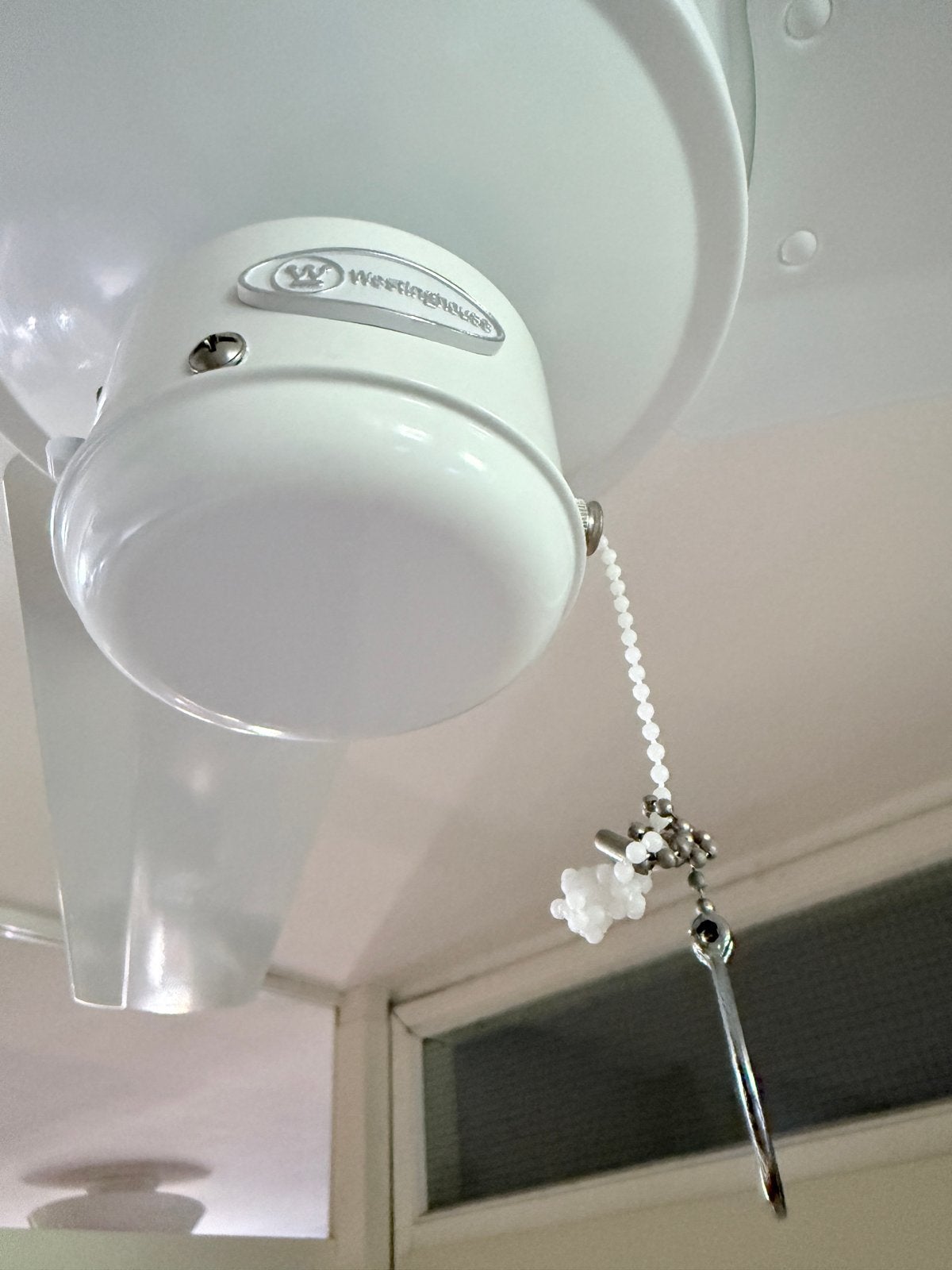 Westinghouse plafondventilator, Zo goed als nieuw, Minder dan 100 cm, Metaal, 25 tot 50 cm