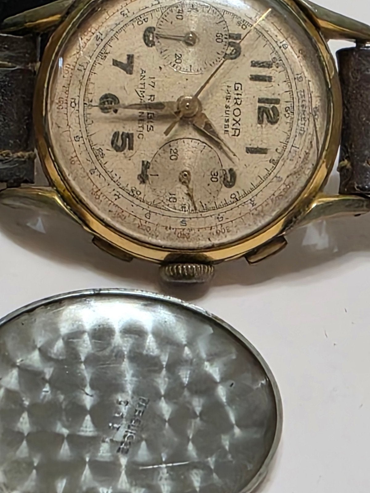 vintage horloges, Ophalen of Verzenden, Staal, Overige merken, 1960 of later