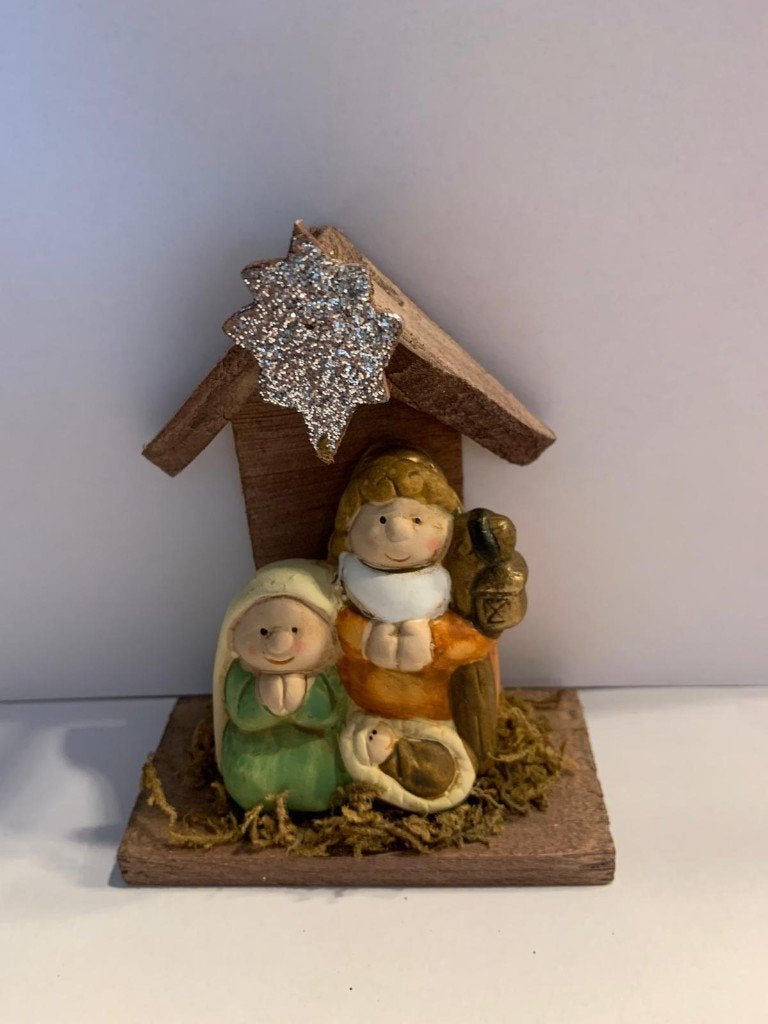 2 kerststallen, Diversen, Kerst, Ophalen of Verzenden, Zo goed als nieuw