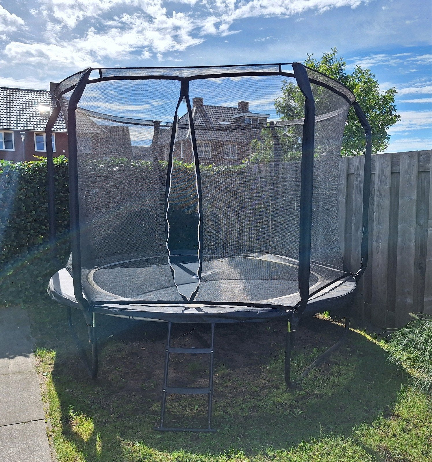 VirtuFit Premium Trampoline | Ø 305 cm met verankeringsset, Ophalen, Gebruikt
