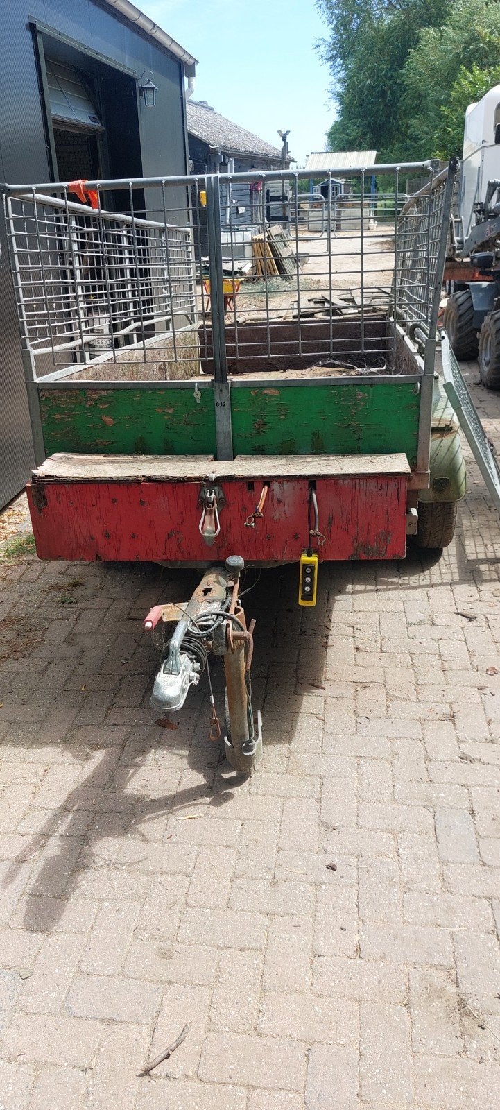 Solide 2000kg kipper aanhanger met opzetrekken, Ophalen, Gebruikt