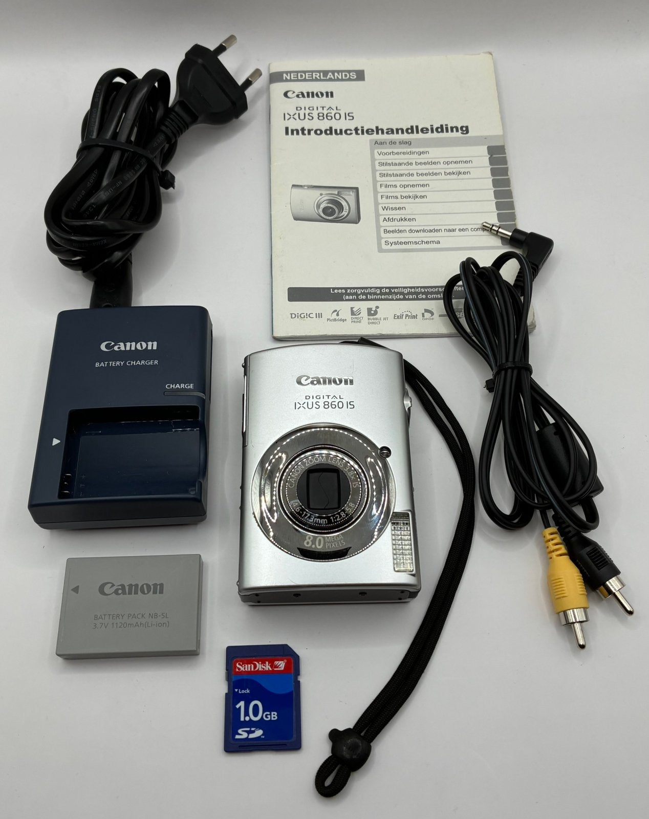 Canon IXUS 860 IS - compact camera, Ophalen of Verzenden, Zo goed als nieuw