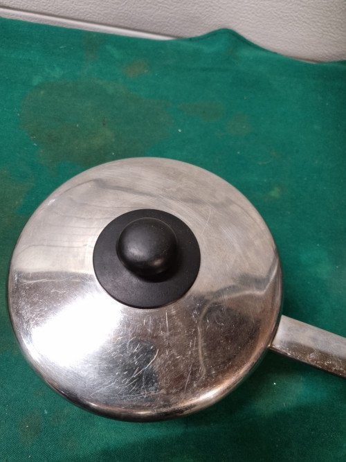 steelpan met deksel le chef, Ophalen of Verzenden, 'T Olde Gre-j, Info@toldegrej.nl, Endepoelstraat 20f Didam