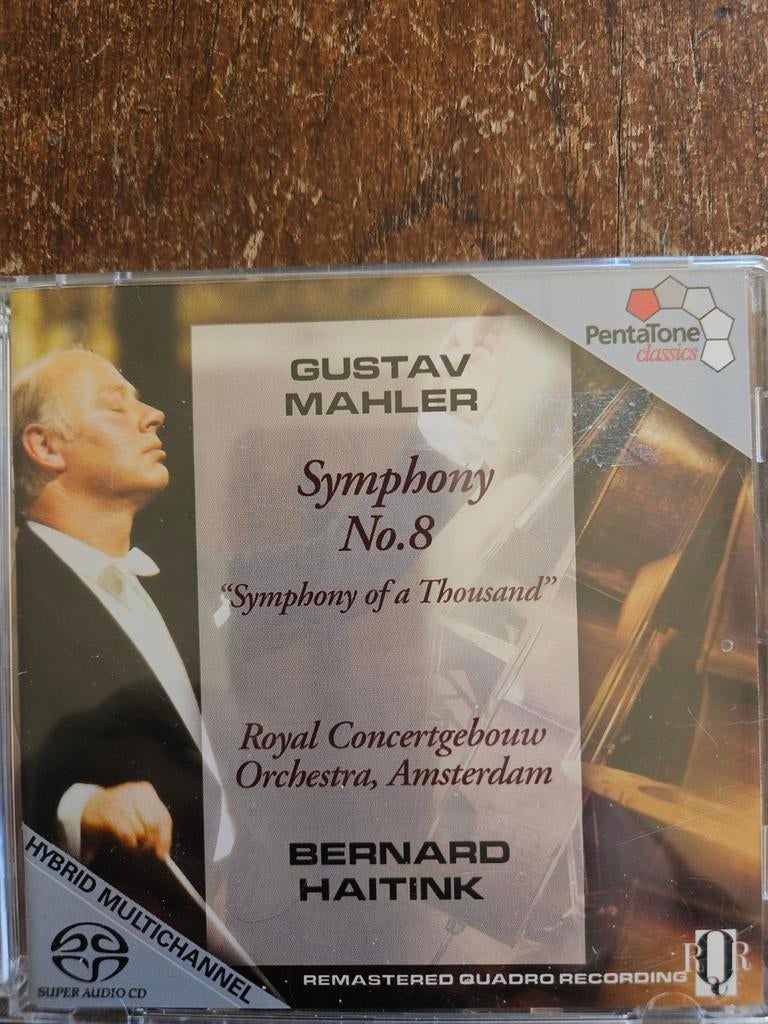 Gustav Mahler: Symfonie nr. 8 - Bernard Haitink SACD, Ophalen of Verzenden, Modernisme tot heden, Zo goed als nieuw, Orkest of Ballet