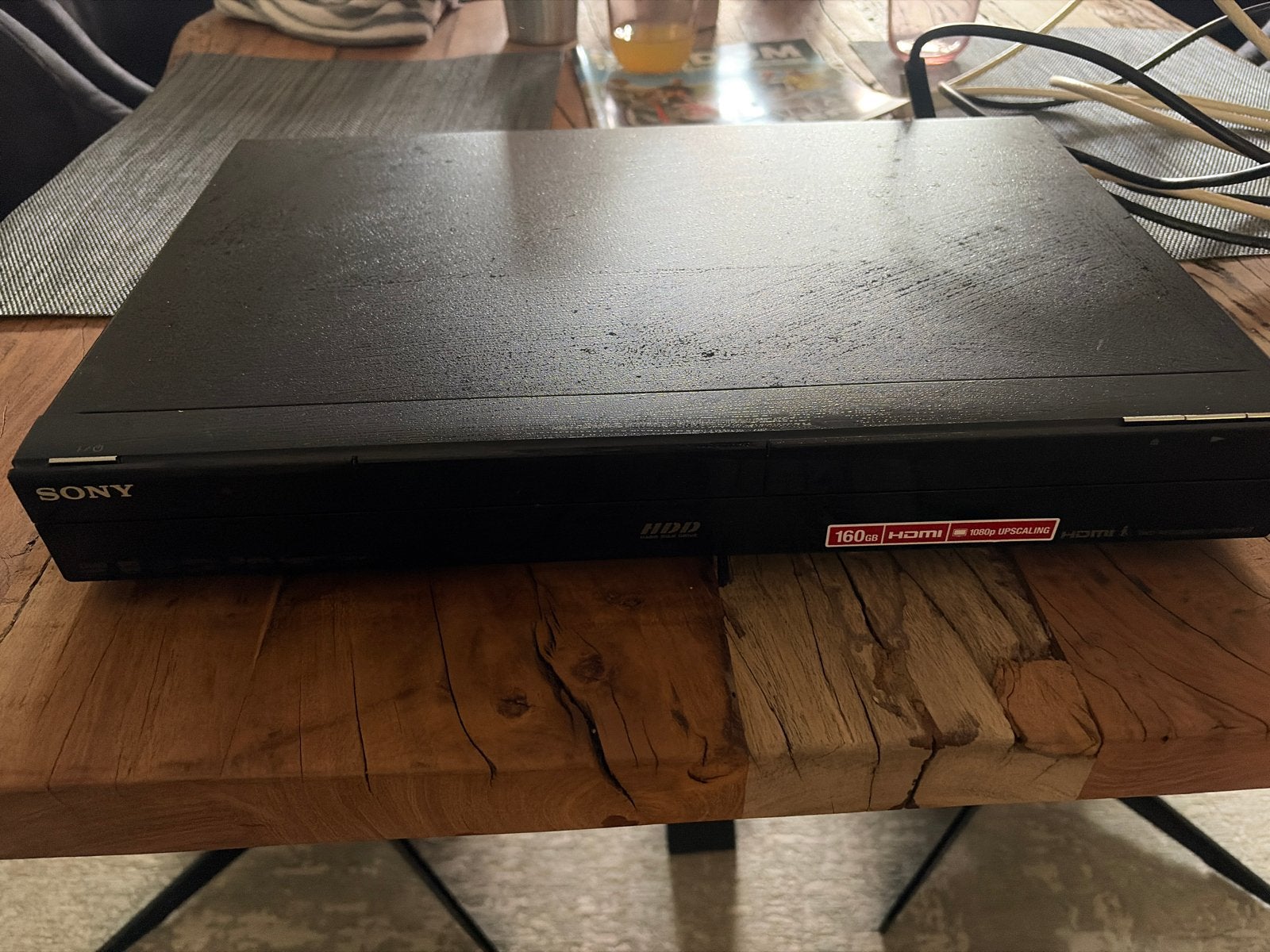 Sony RDR-AT107 DVD Recorder met 160GB HDD en HDMI, Gebruikt, Met harddisk, Dvd-recorder, Ophalen of Verzenden