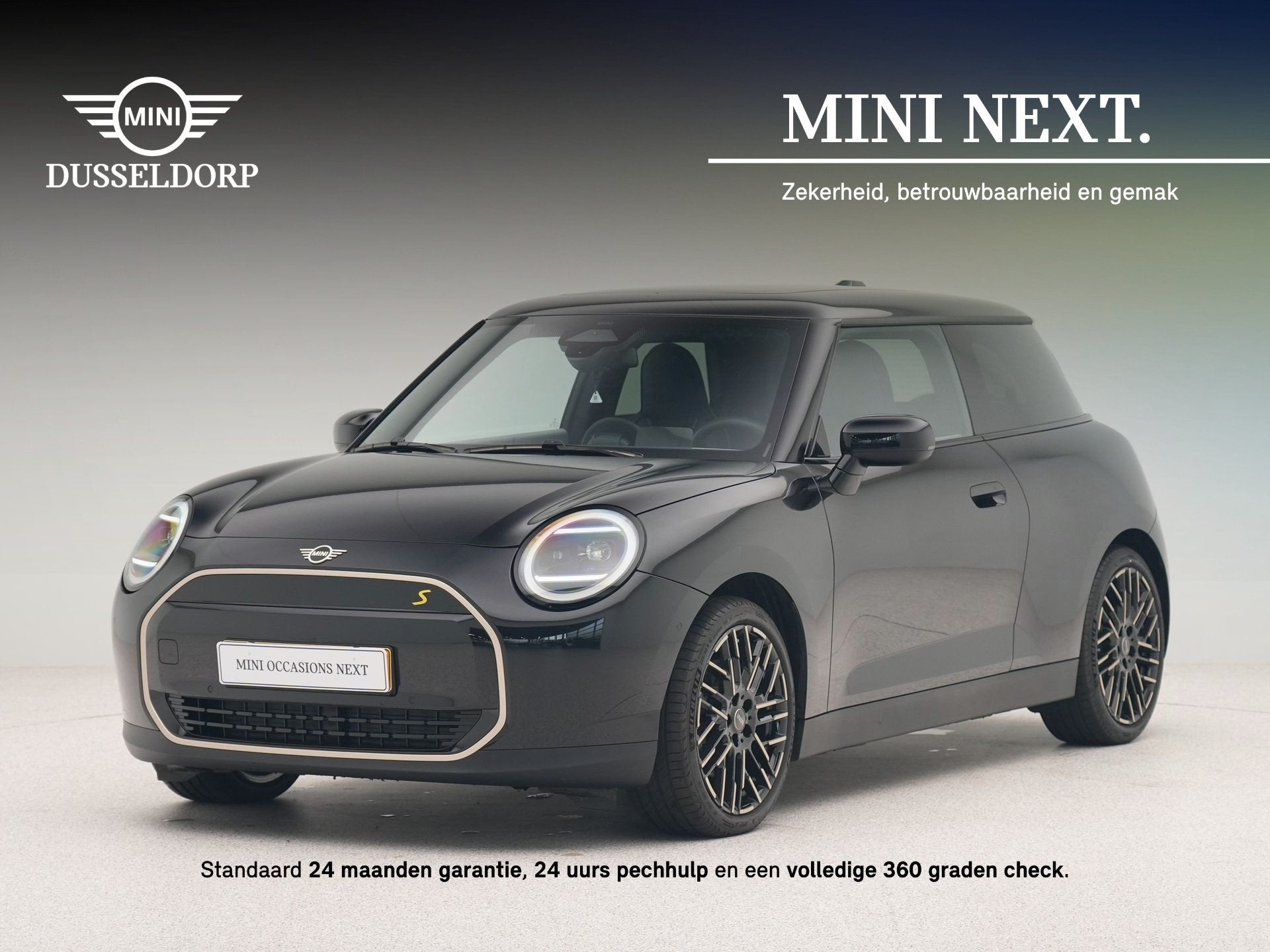MINI Cooper SE Favoured Pakket M Accu conditie 98%, Auto's, Dealer onderhouden, Gebruikt, Met garantie (alle), 4 stoelen