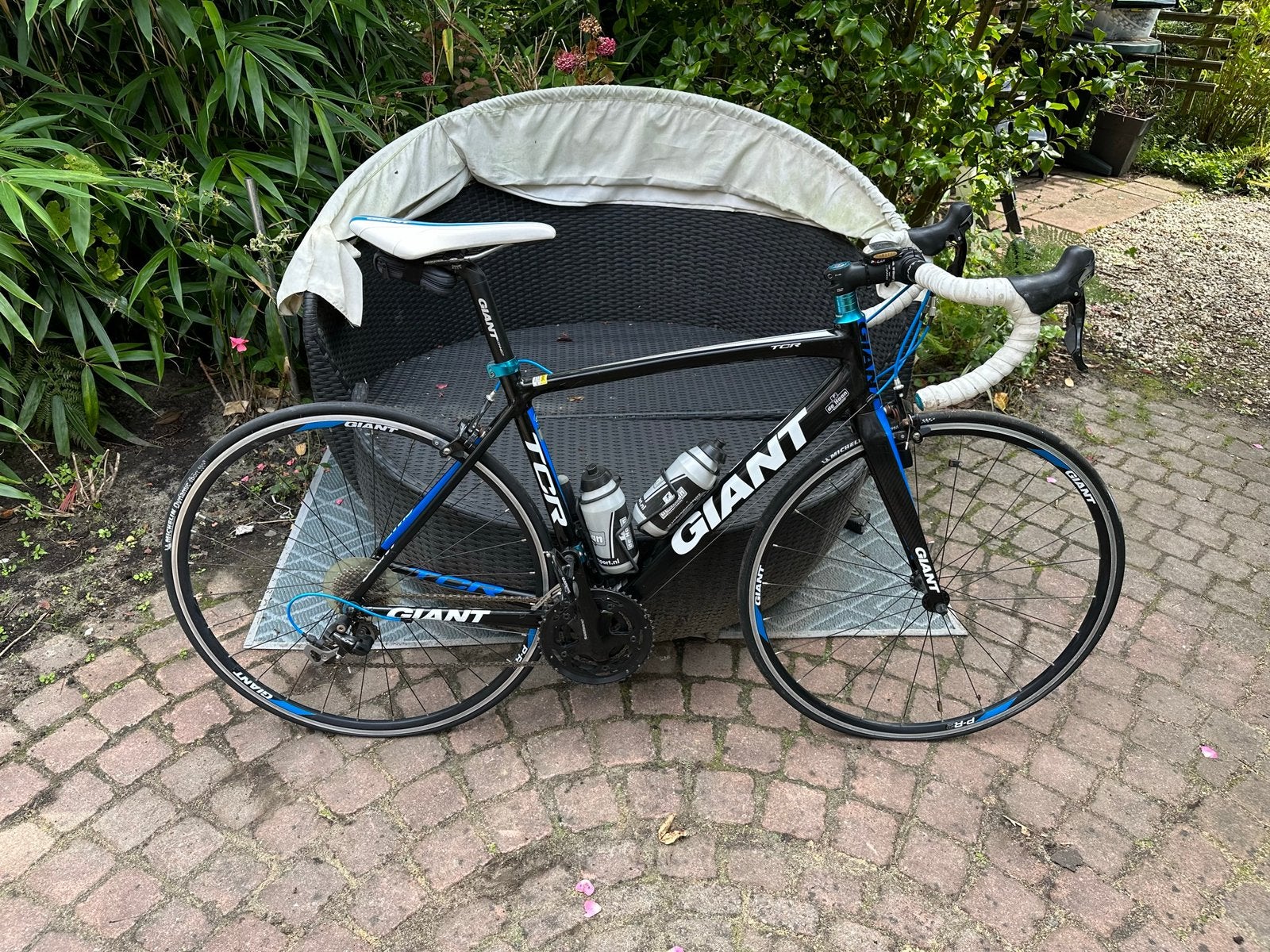 Giant TCR racefiets Shimano 105 maat S 50 cm carbon vork, Fietsen en Brommers, Fietsen | Heren | Sportfietsen en Toerfietsen, 49 tot 53 cm
