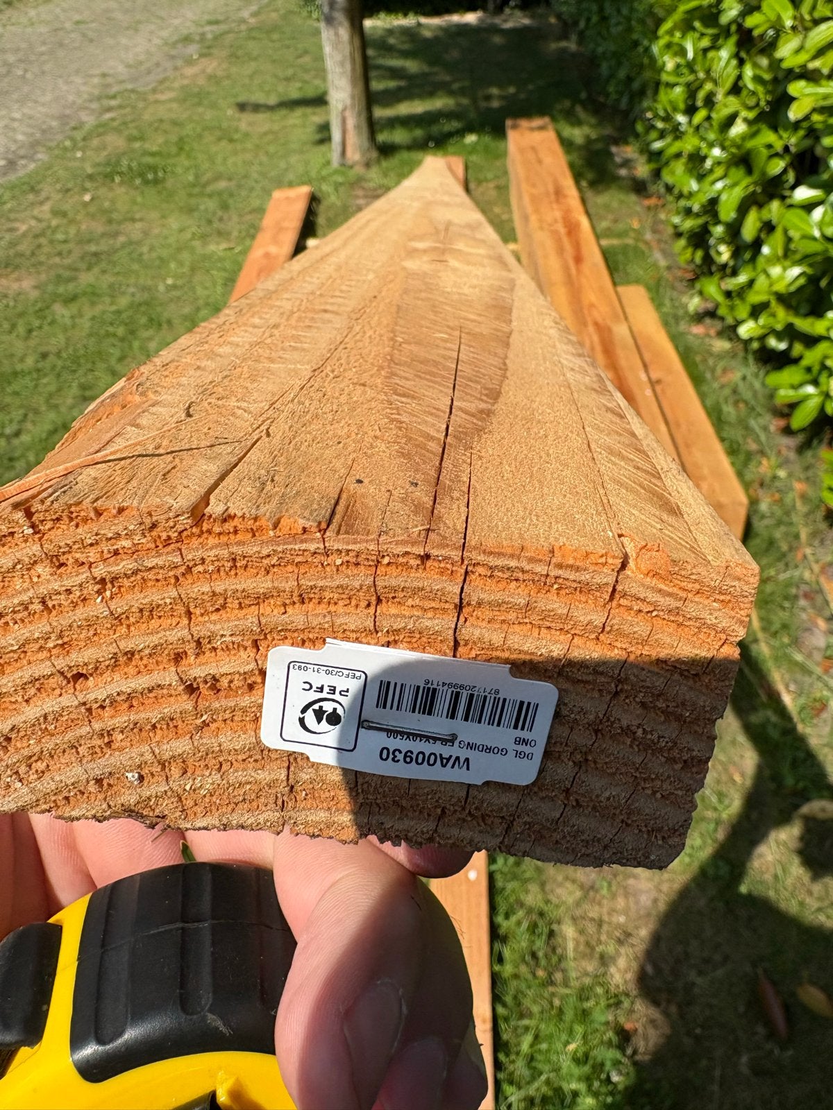 Douglas balken, Ophalen, 25 tot 50 mm, Nieuw, 300 cm of meer