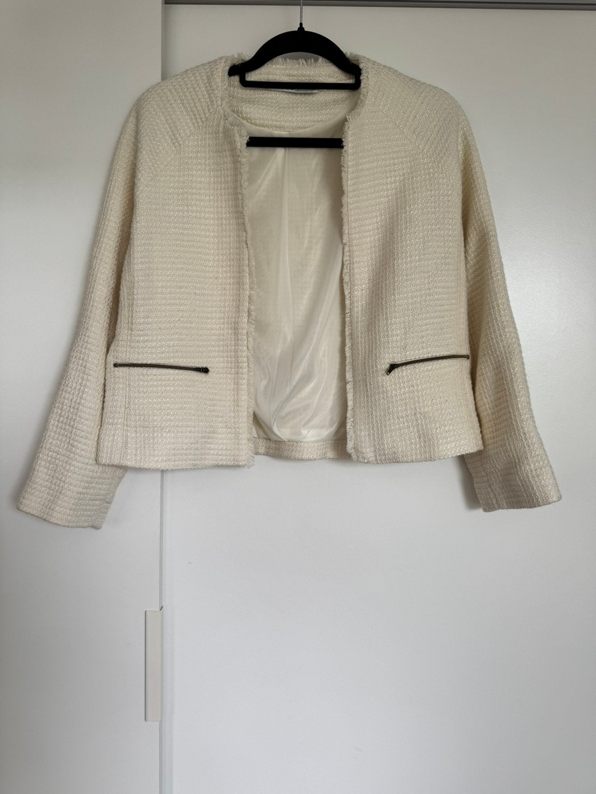 Steps crème bouclé jasje | Maat M, Maat 38/40 (M), Beige, Ophalen of Verzenden, Zo goed als nieuw