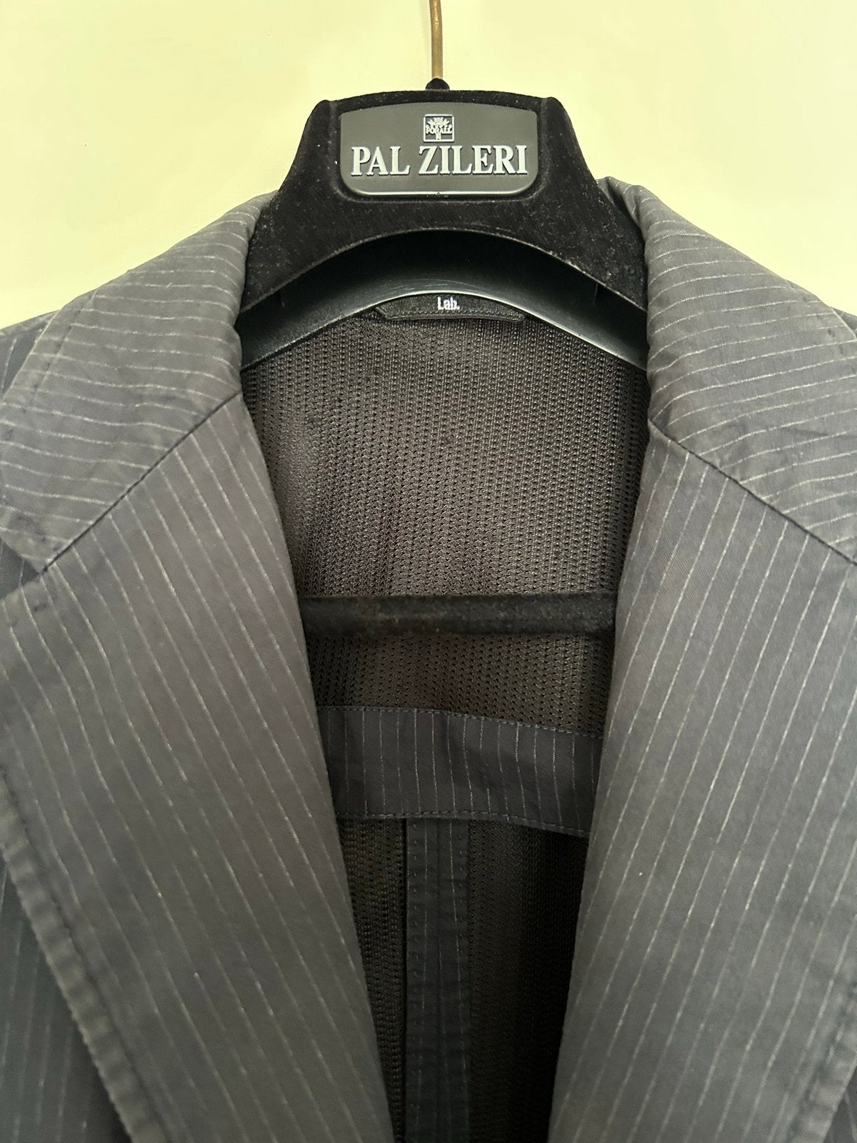 Pal Zileri Lab. blauw gestreept colbert - Maat 54, Kleding | Heren, Ophalen of Verzenden, Gedragen, Maat 52/54 (L), Blauw