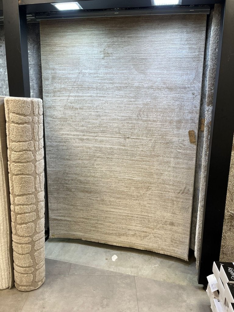 Vloerkleed zacht laagpolig met vleug 160x230cm beige creme, Huis en Inrichting, Stoffering | Tapijten en Kleden, Crème, 150 tot 200 cm