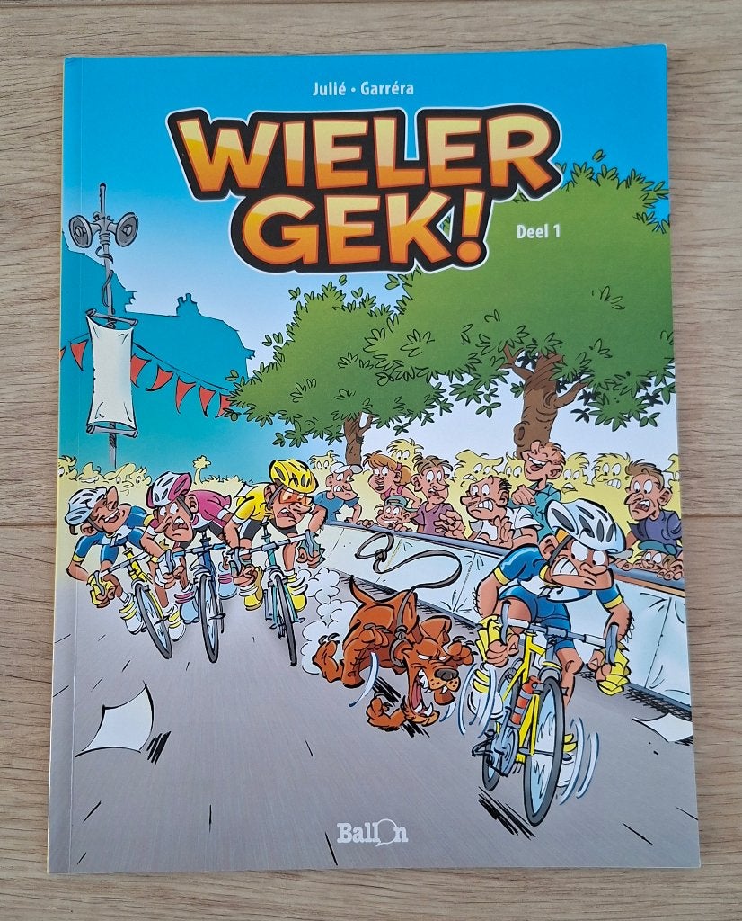1 - Julie - Garrera - Wielergek, Eén stripboek, Ophalen of Verzenden, Zo goed als nieuw