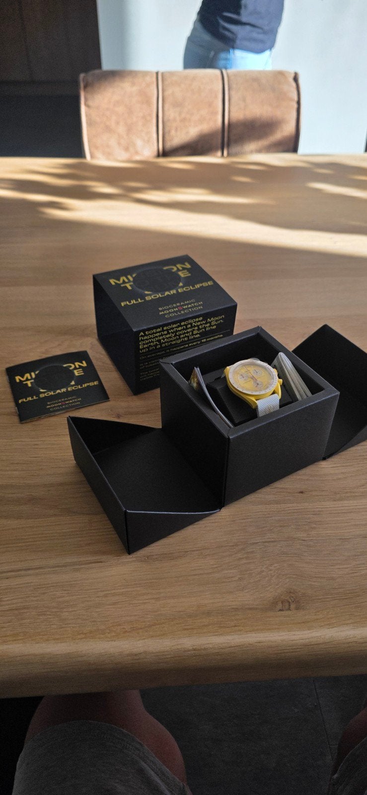 Omega x Swatch solar eclips , mission to the moon, Ophalen, Overige materialen, Polshorloge, Nieuw