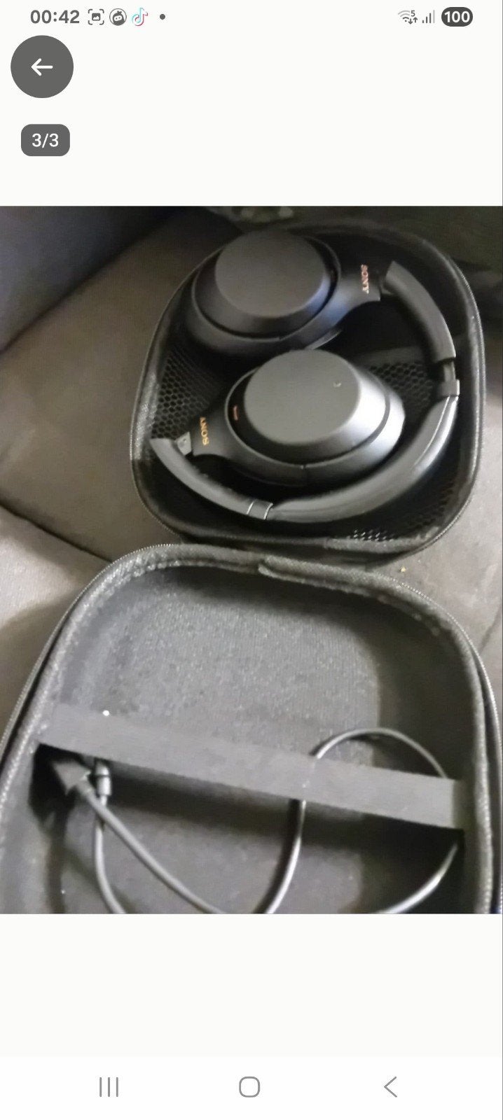 Sony WH-1000XM4 Zwart, Ophalen, Sony