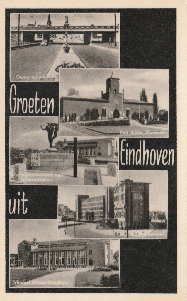 EINDHOVEN Tunnel Museum Monument Philips 1958, Verzenden, 1940 tot 1960, Ongelopen, Noord-Brabant